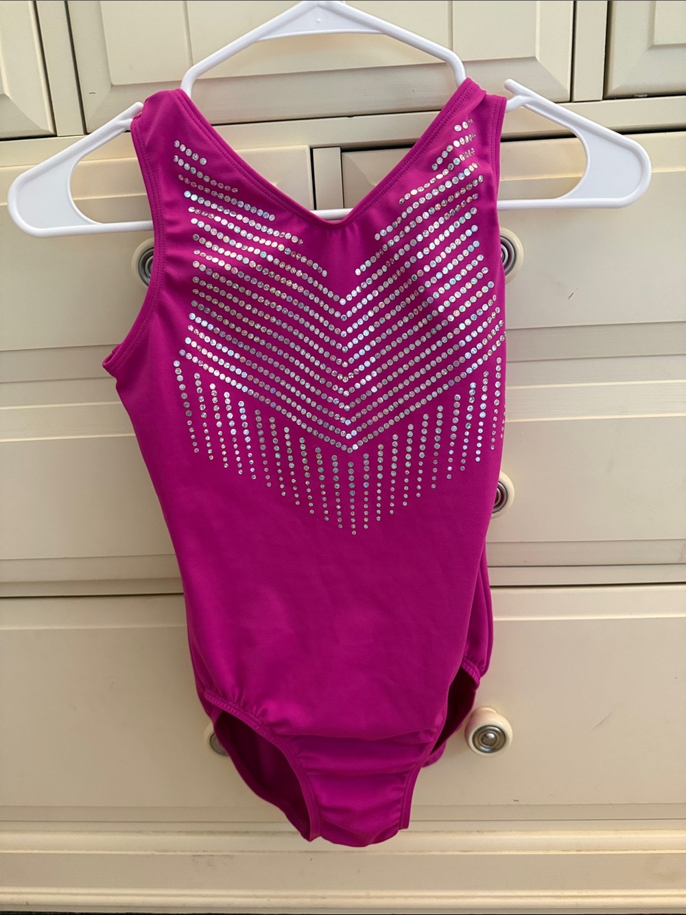 GK ELITE 🤸 HOT pink gymnastics leotard